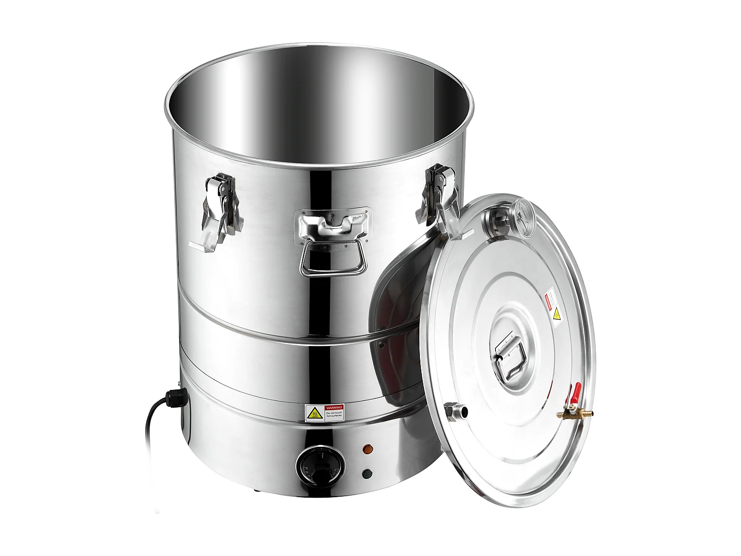 Distillateur d'Alcool SucceBuy Distillateur d'Eau Plate à Alcool 34 L avec Fût Thumper et Pompe à Eau