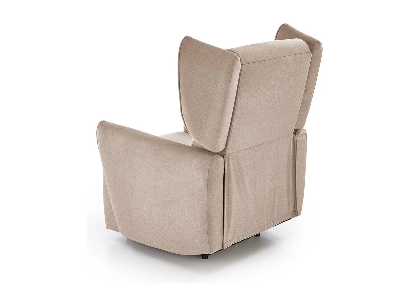 Poltrona Gelato/rivestimento in tessuto/funzione relax/USB/Beige