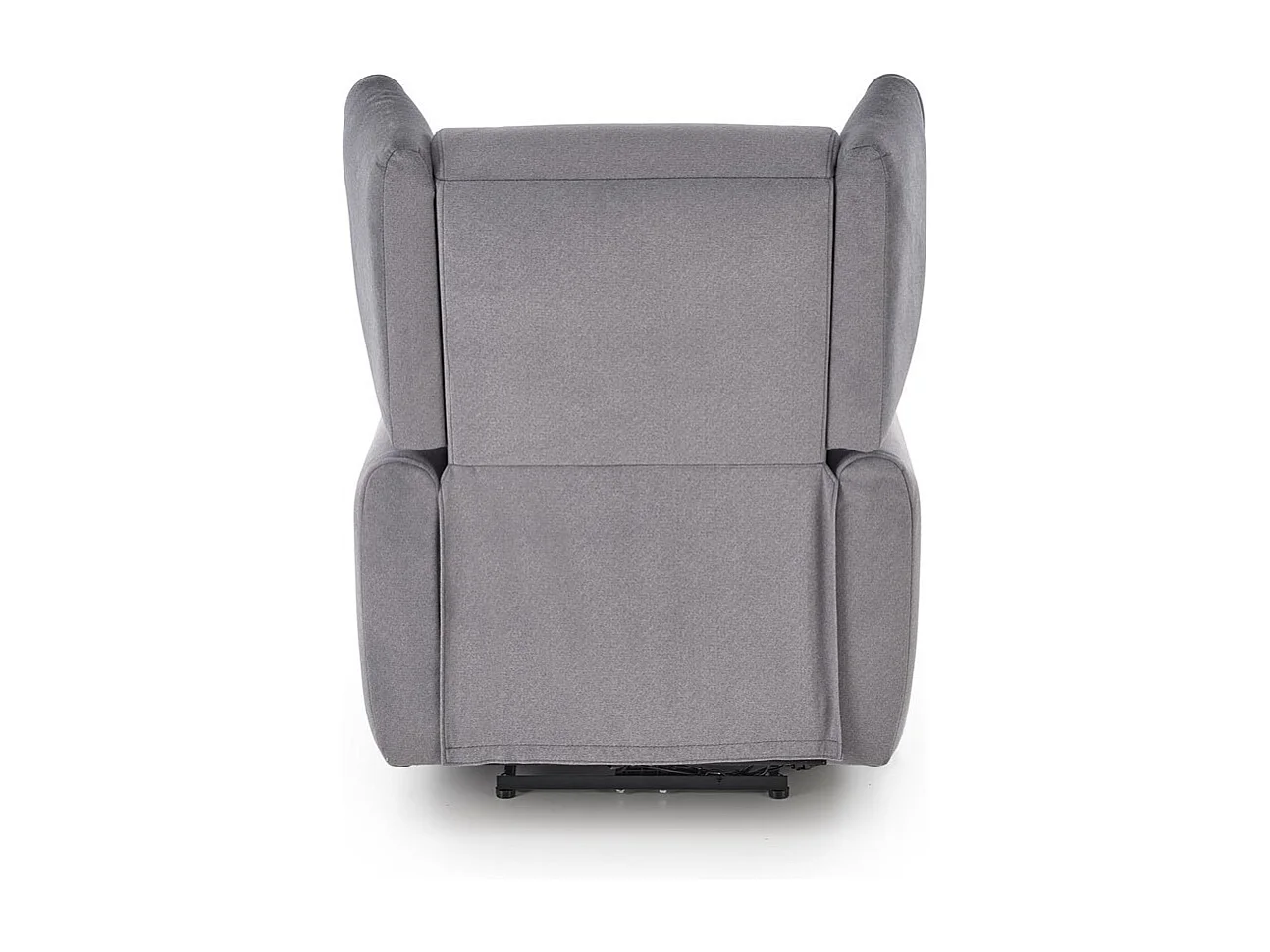 Poltrona Gelato/rivestimento in tessuto/funzione relax/USB/grigio