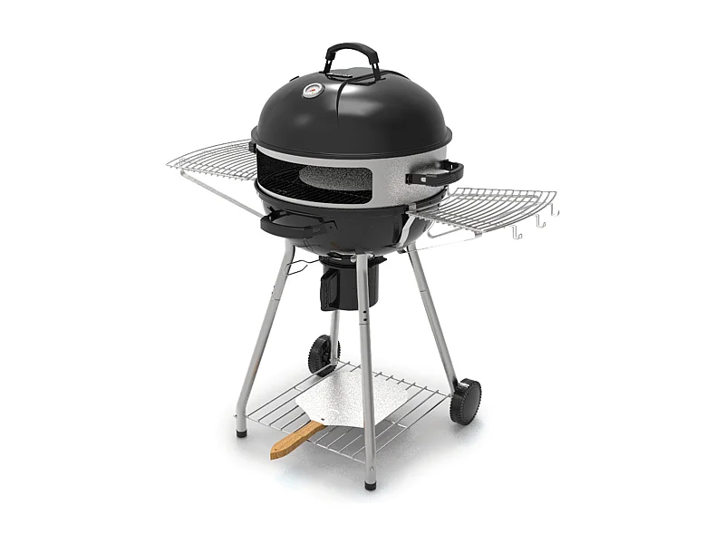 Barbecue au charbon + four à pizza