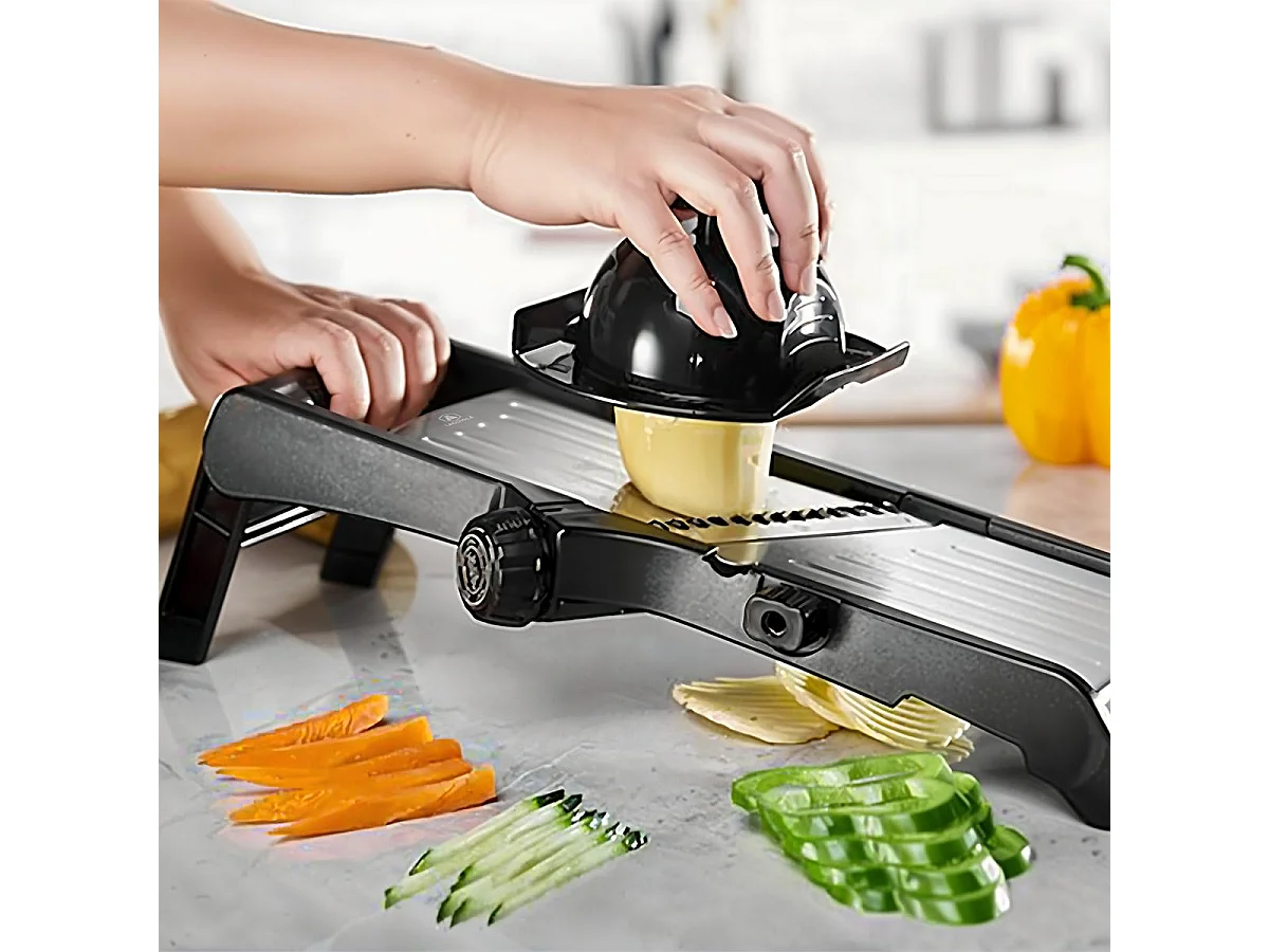 Mandoline réglable en plastique