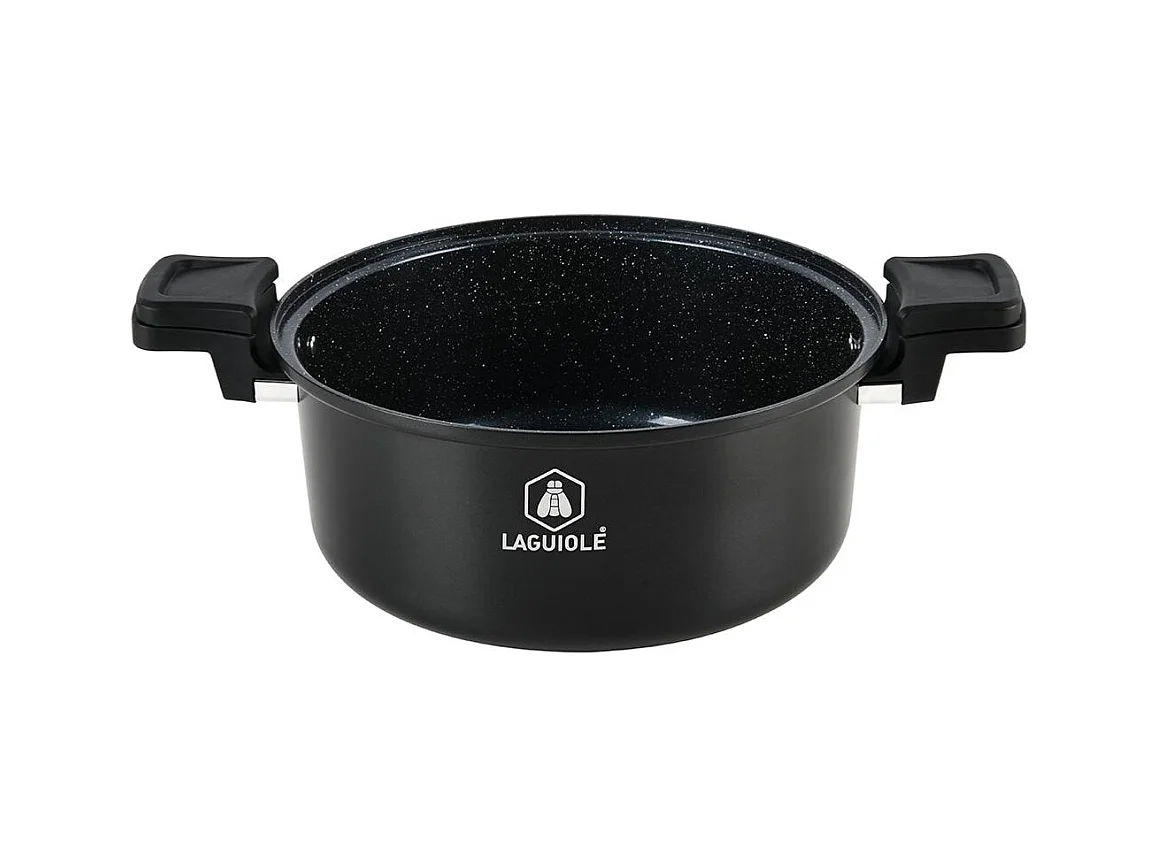 Cuiseur noir 28cm - "Temps de cuisson rapide"