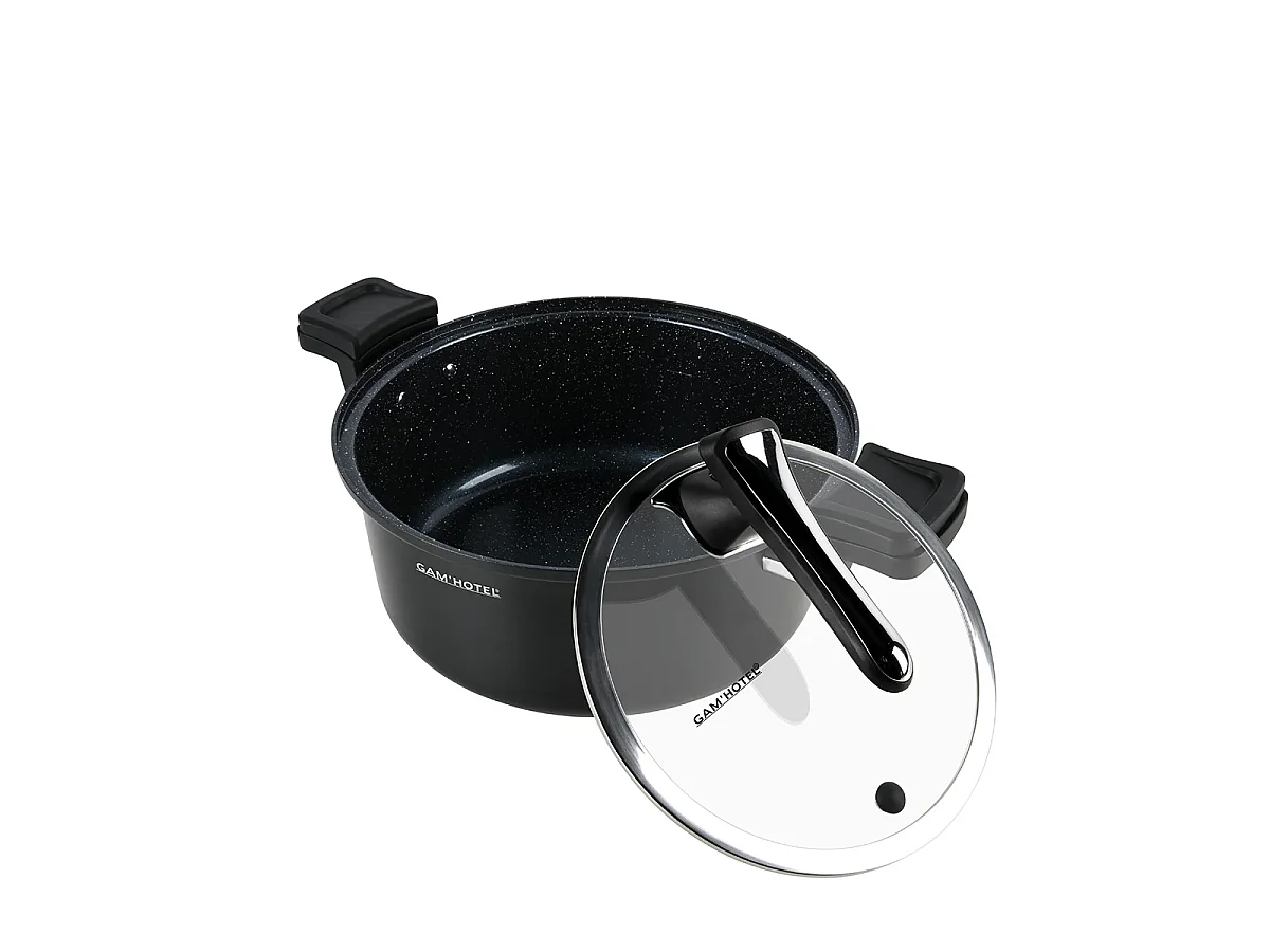 Cuiseur 28 cm - Noir - Temps de cuisson rapide