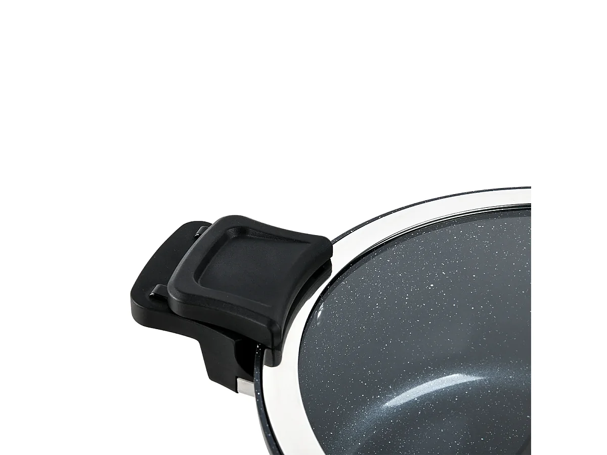 Cuiseur 28 cm - Noir - Temps de cuisson rapide