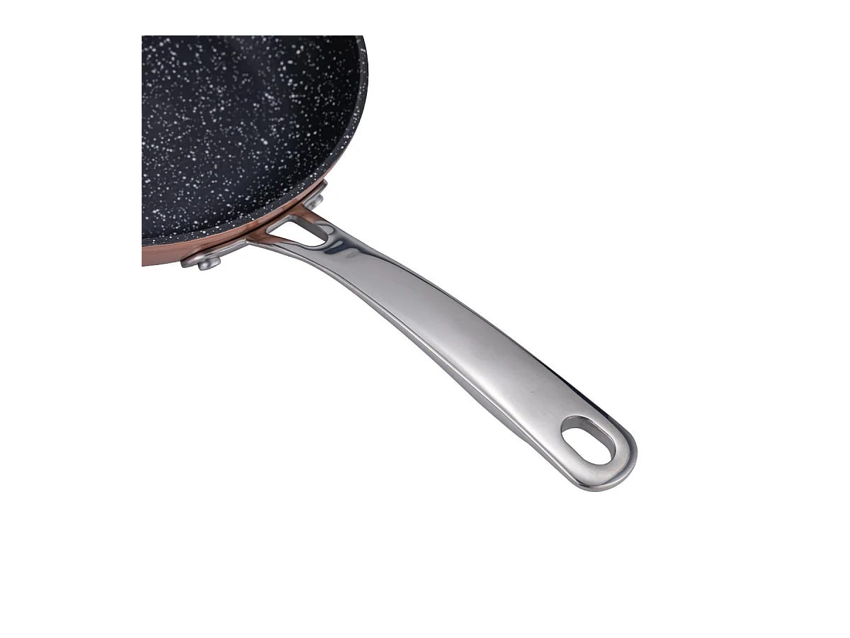 Set de 3 poêles 20/24/28cm Greblon céramique - "Elégance"