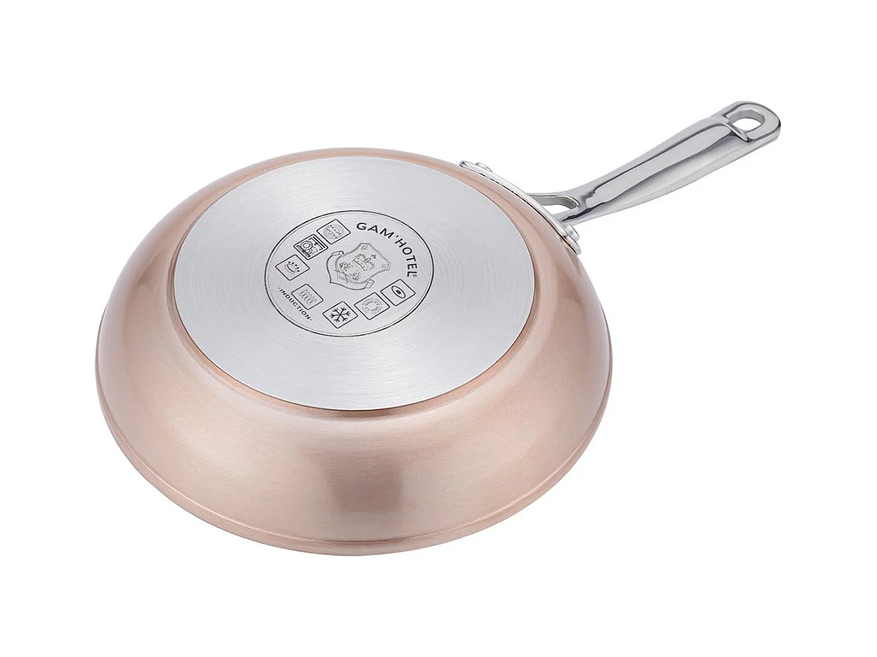 Set de 3 poêles 20/24/28cm Greblon céramique - "Elégance"