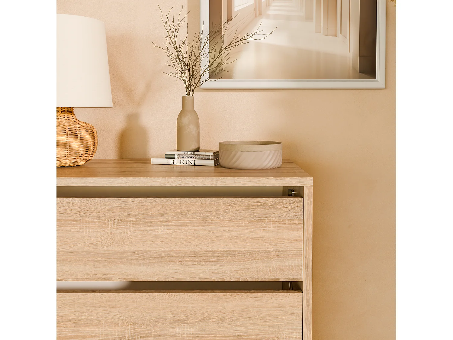 Schoenenkast 80 cm – schoenenmeubel met 2/4 kleppen, halcommode, opslag voor tot 16 paar