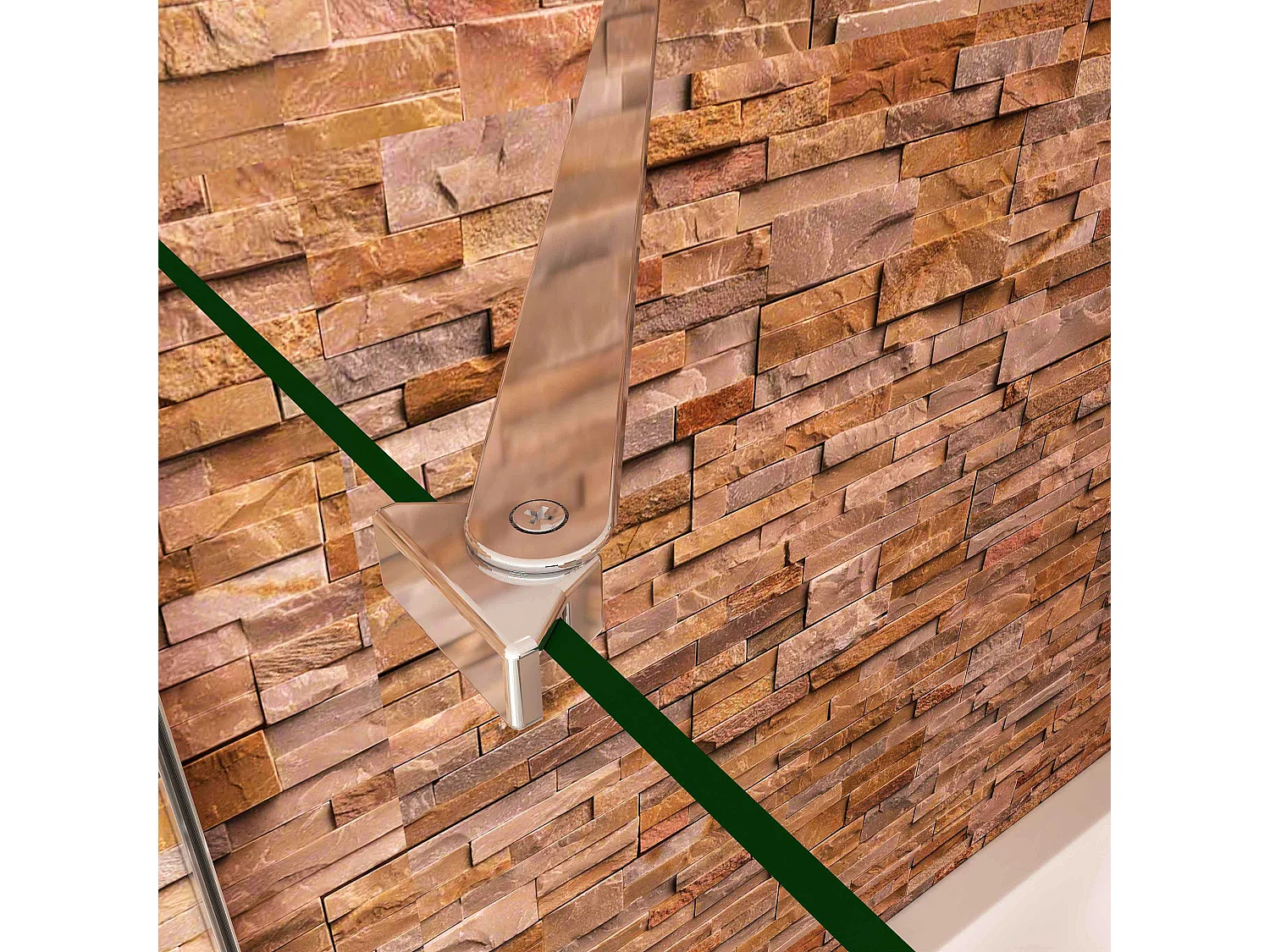 6mm Nano ESG  Glas Glaswand Badewannenaufsatz mit Seitenwand