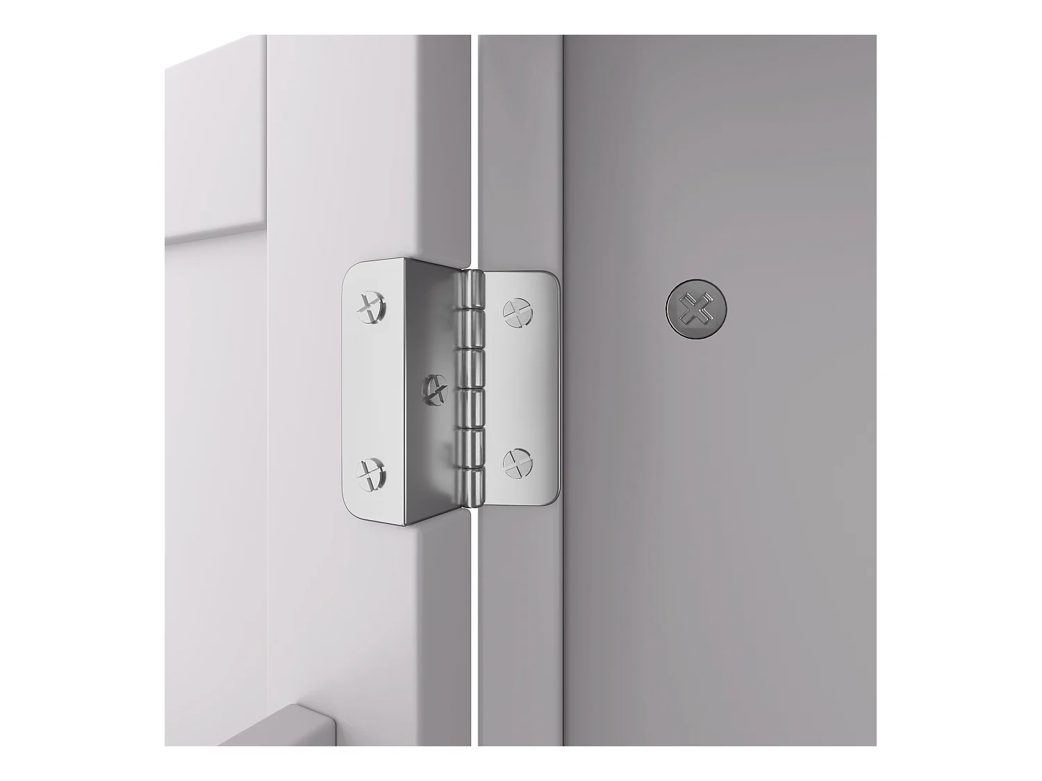 Meuble de salle de bain sur pied - avec une vasque en céramique - 1 porte et 1 tiroir - Gris(robinet non inclus)