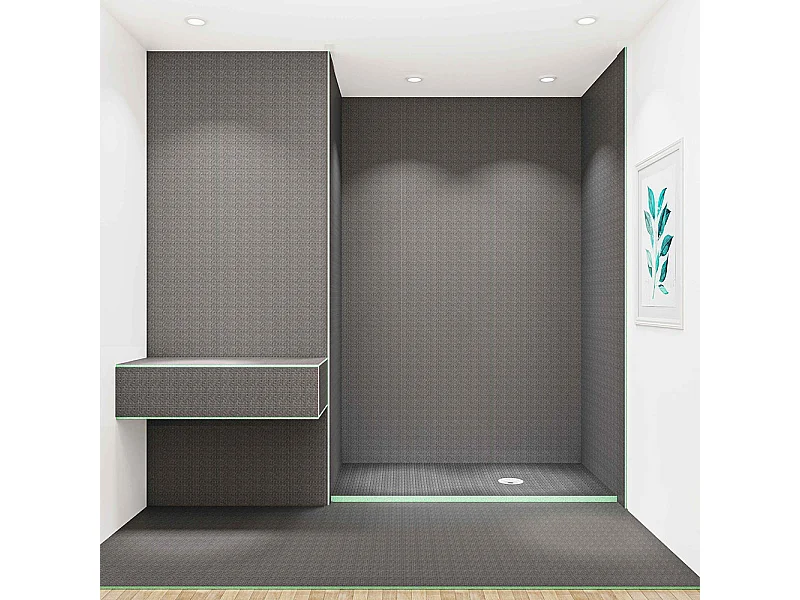 AICA Tablero de respaldo de azulejos de XPS, Tablero de aislamiento impermeable, Panel de construccion, 1250x600x10mm; 5 piezas/juego