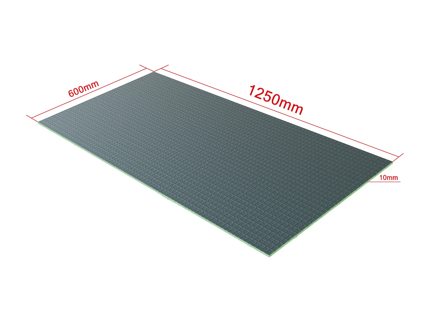 AICA 1250x600x10mm XPS Tile Backer Board, placa de isolamento à prova d'água, painel de construção