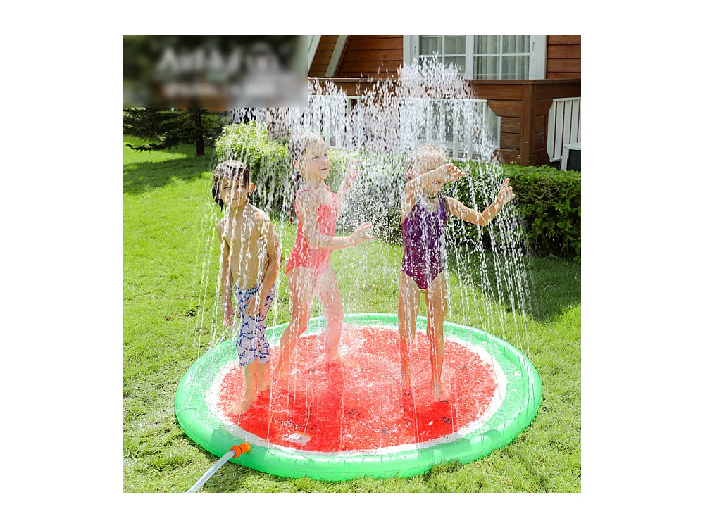Matelas de piscine pour bébé, Tapis de jeu 170CM - Tapis d'arrosage jouet aquatique pour jardin