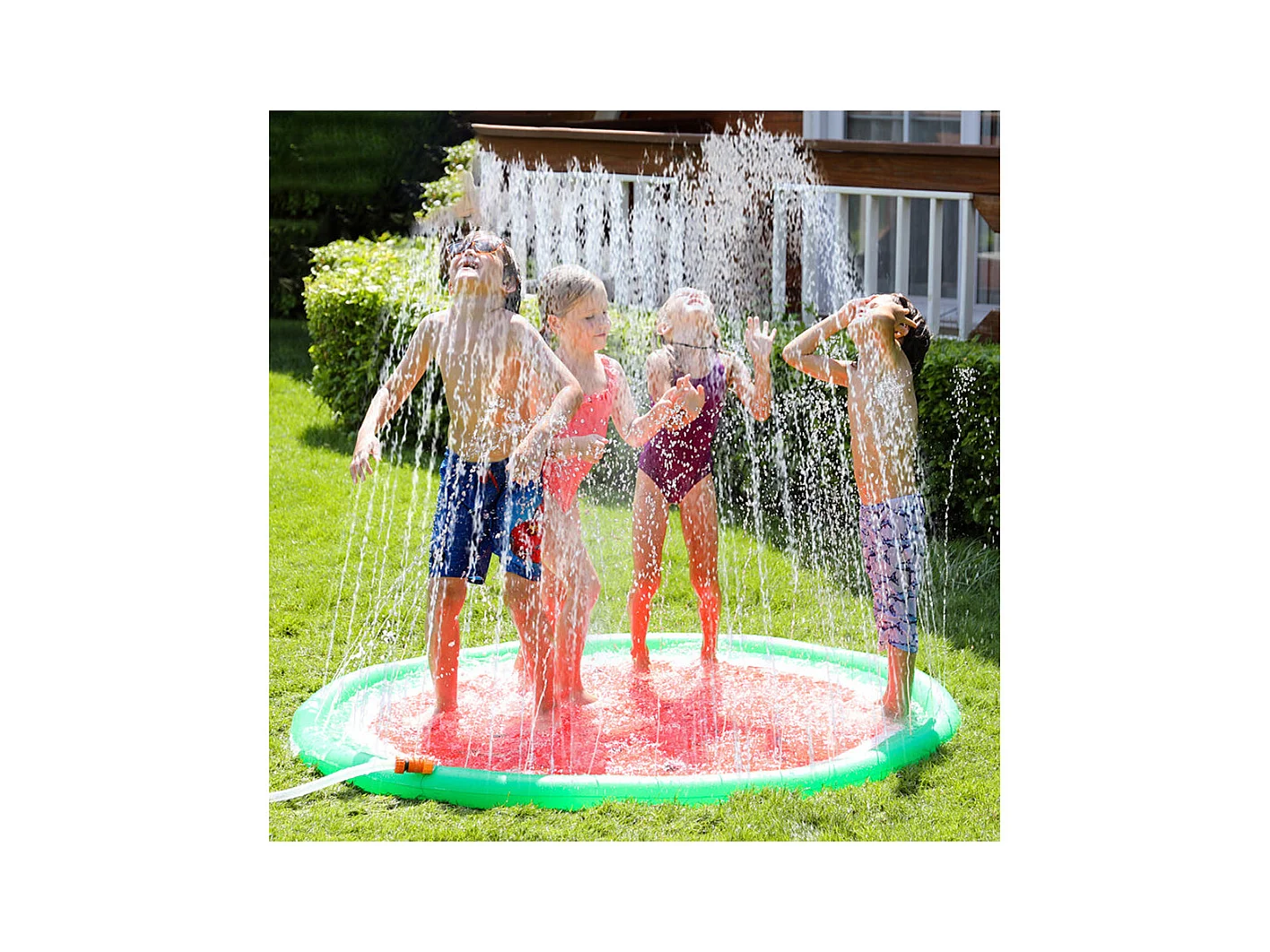 Matelas de piscine pour bébé, Tapis de jeu 170CM - Tapis d'arrosage jouet aquatique pour jardin