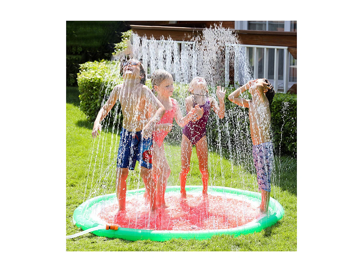 Matelas de piscine pour bébé, Tapis de jeu 170CM - Tapis d'arrosage jouet aquatique pour jardin