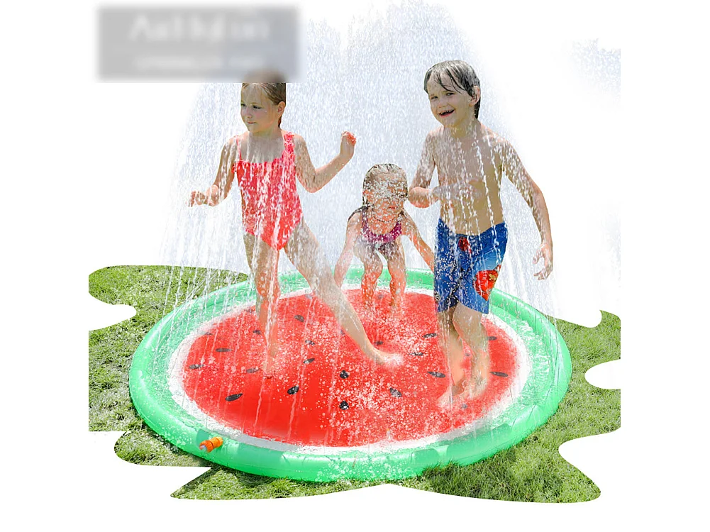 Matelas de piscine pour bébé, Tapis de jeu 170CM - Tapis d'arrosage jouet aquatique pour jardin