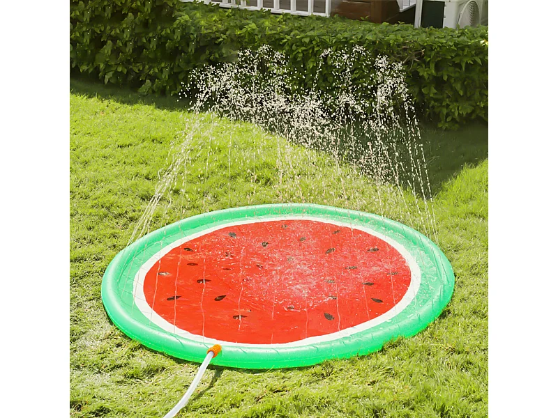 Matelas de piscine pour bébé, Tapis de jeu 170CM - Tapis d'arrosage jouet aquatique pour jardin