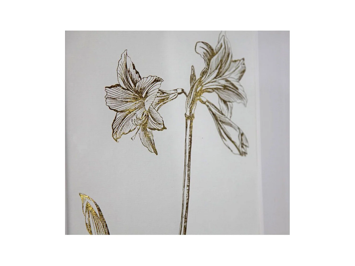 Tableau décoratif feuilles dorées (set de 2) Bois Or - Chic Interior's