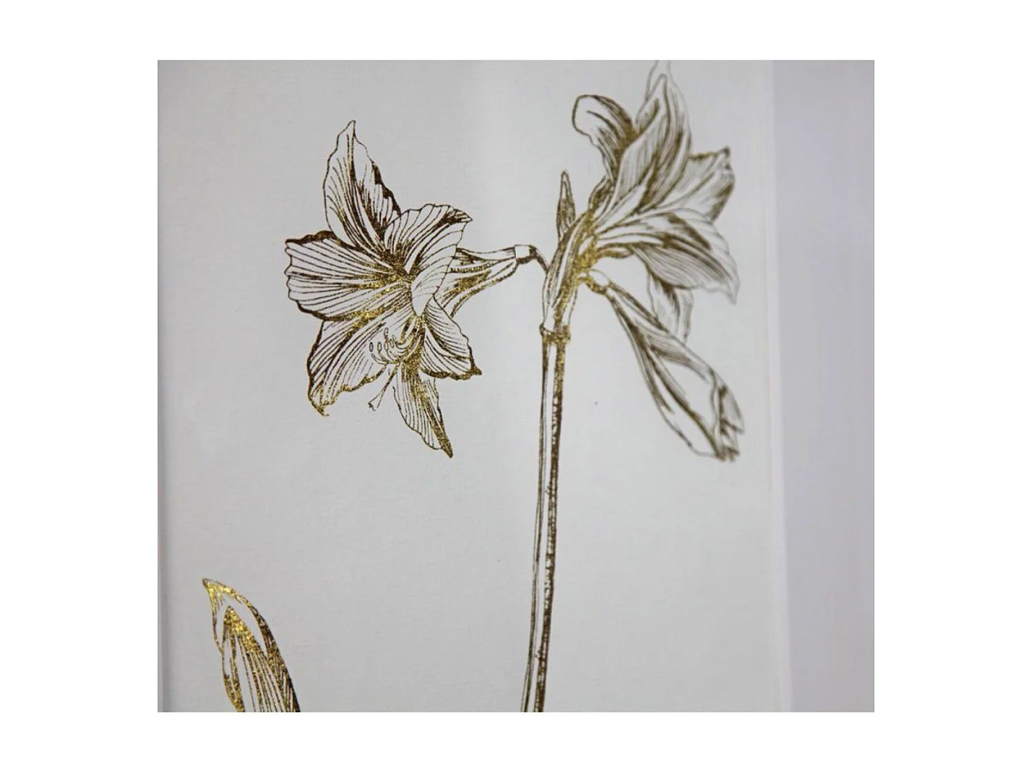 Tableau décoratif feuilles dorées (set de 2) Bois Or - Chic Interior's