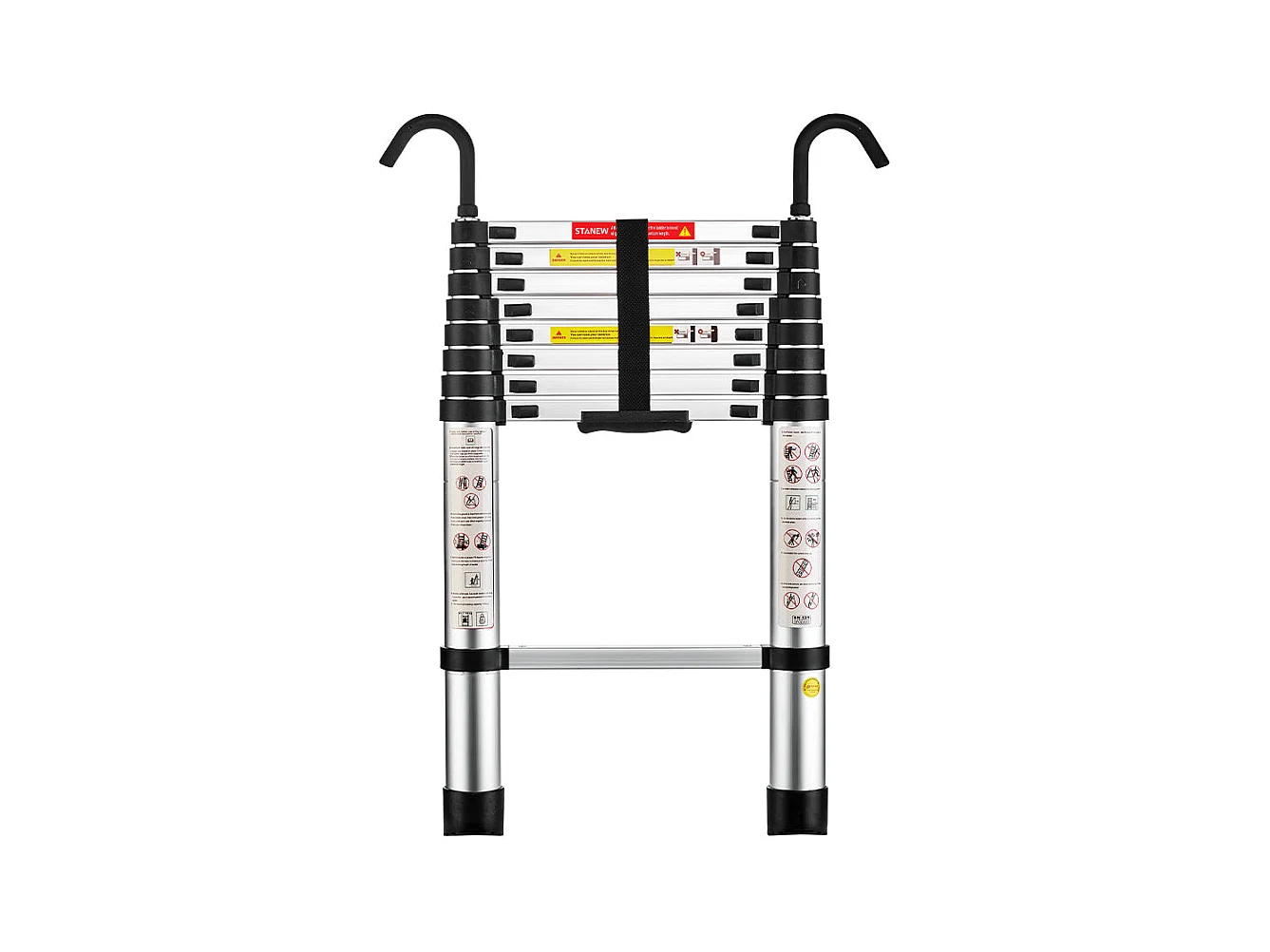 Échelle télescopique pliante DIY de 2,6 m en aluminium, charge max. 150 kg