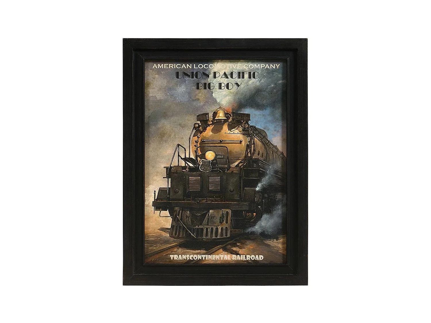 Gravure locomotive Bois Noir - Indus Interior's