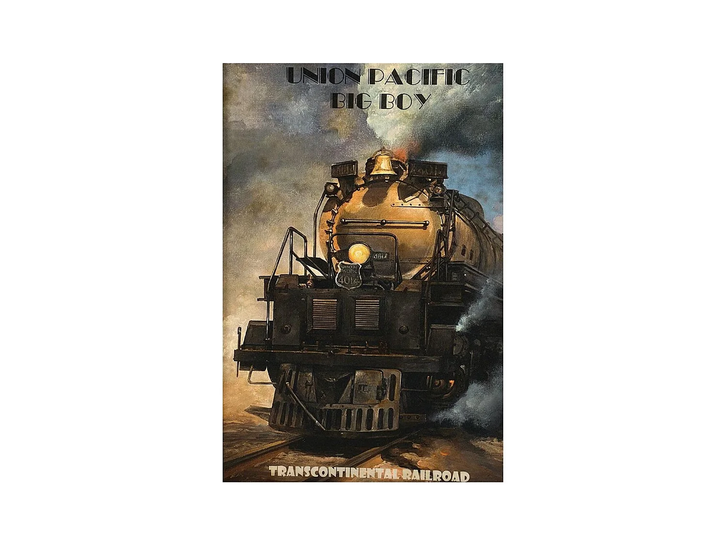 Gravure locomotive Bois Noir - Indus Interior's