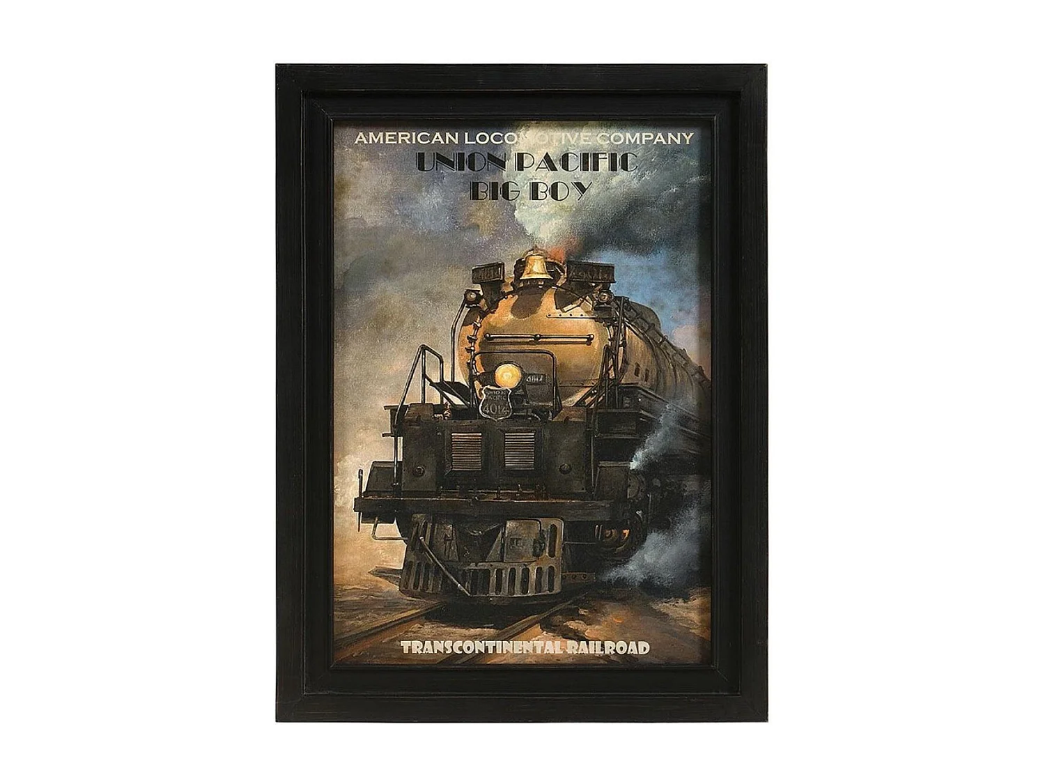 Gravure locomotive Bois Noir - Indus Interior's