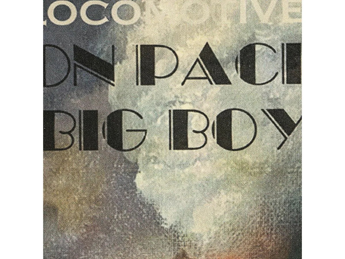 Gravure locomotive Bois Noir - Indus Interior's