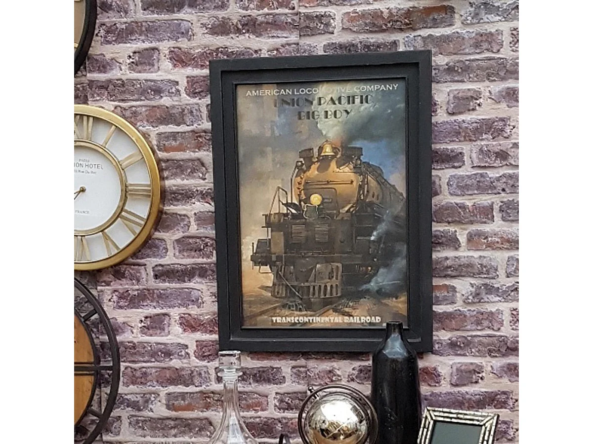 Gravure locomotive Bois Noir - Indus Interior's