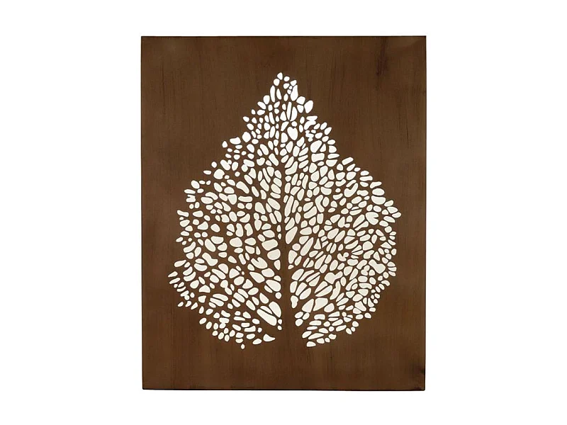 Tableau sculpté en métal feuille Métal Marron - Interior's