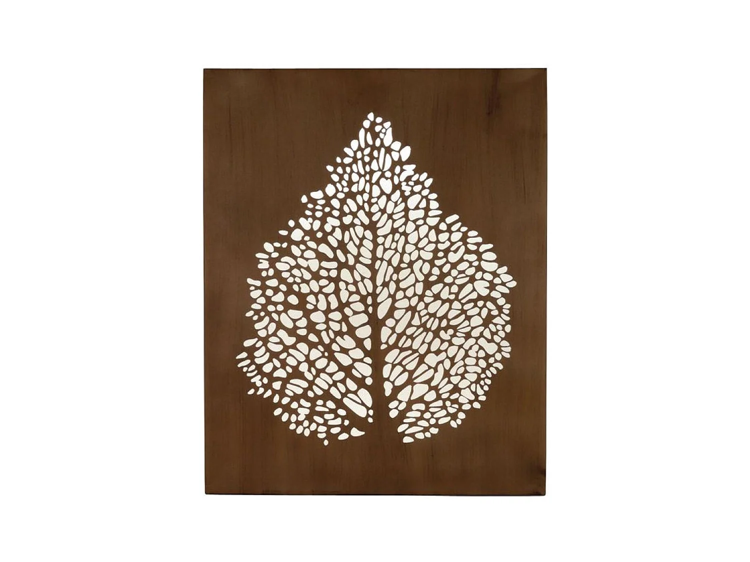 Tableau sculpté en métal feuille Métal Marron - Interior's