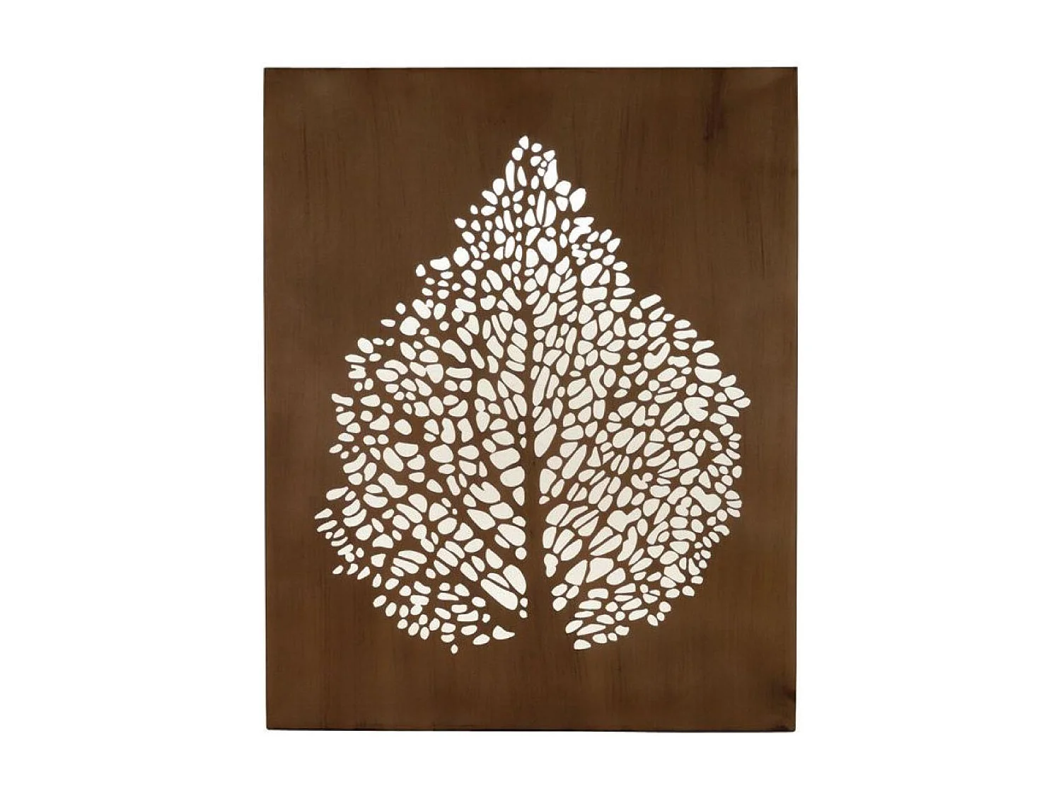 Tableau sculpté en métal feuille Métal Marron - Interior's