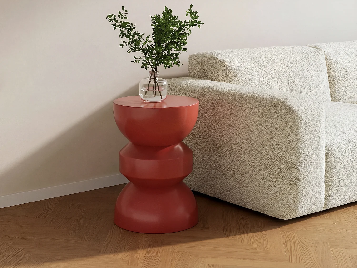 Tavolino da giardino in metallo Terracotta - TOQO di MYLIA