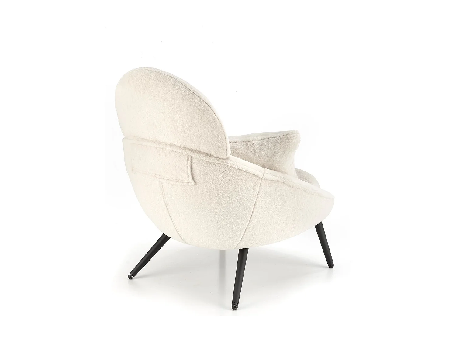 Poltrona Mary/rivestimento in tessuto/cuscino/Beige