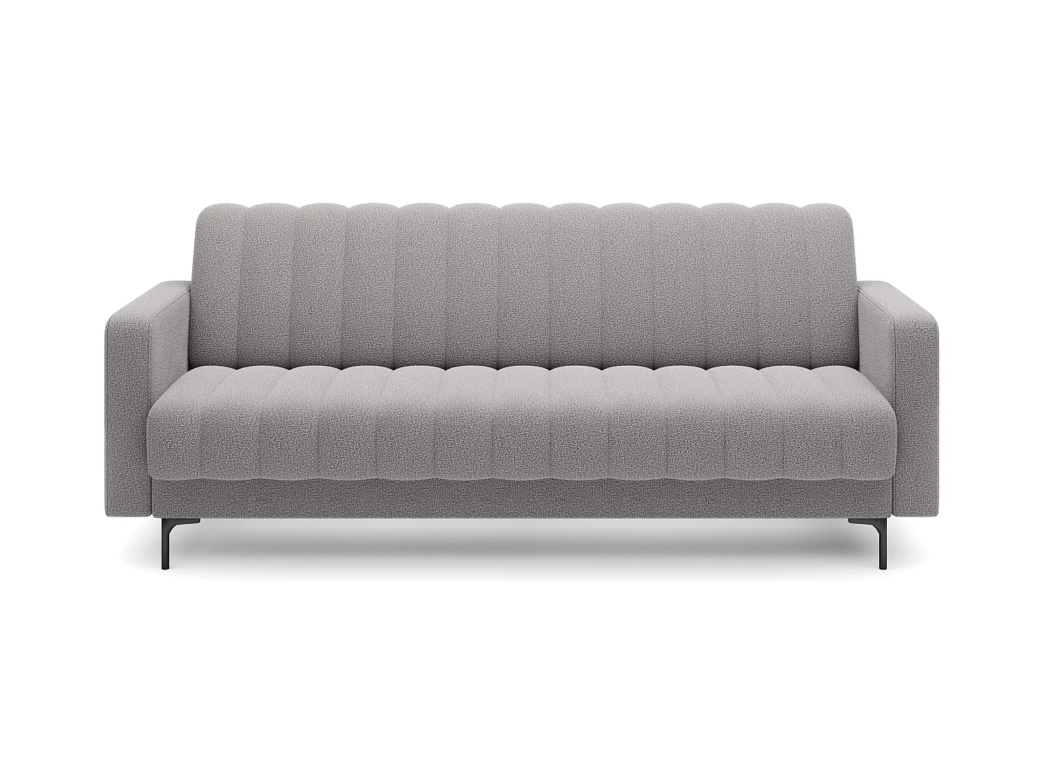 ROMY slaapbank – Modern design met geïntegreerde opbergruimte-Kleur Lichtgrijs