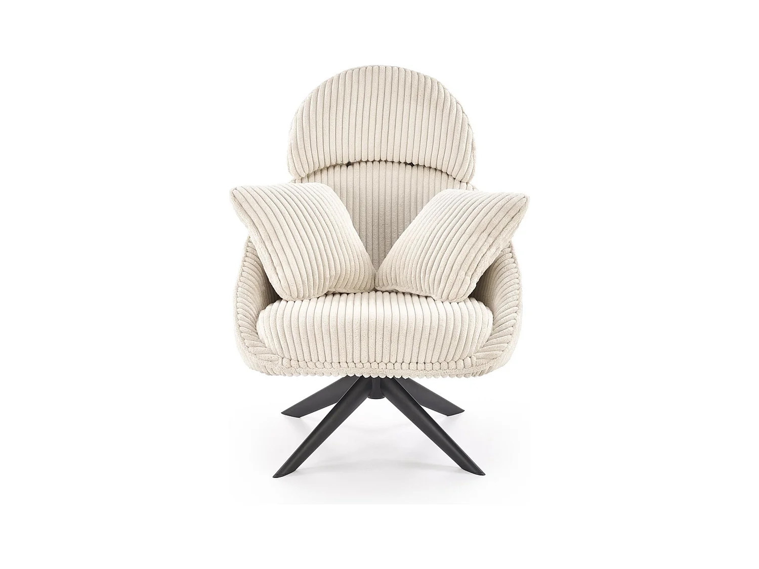 Fauteuil Merry/revêtement tissu/coussin/Beige