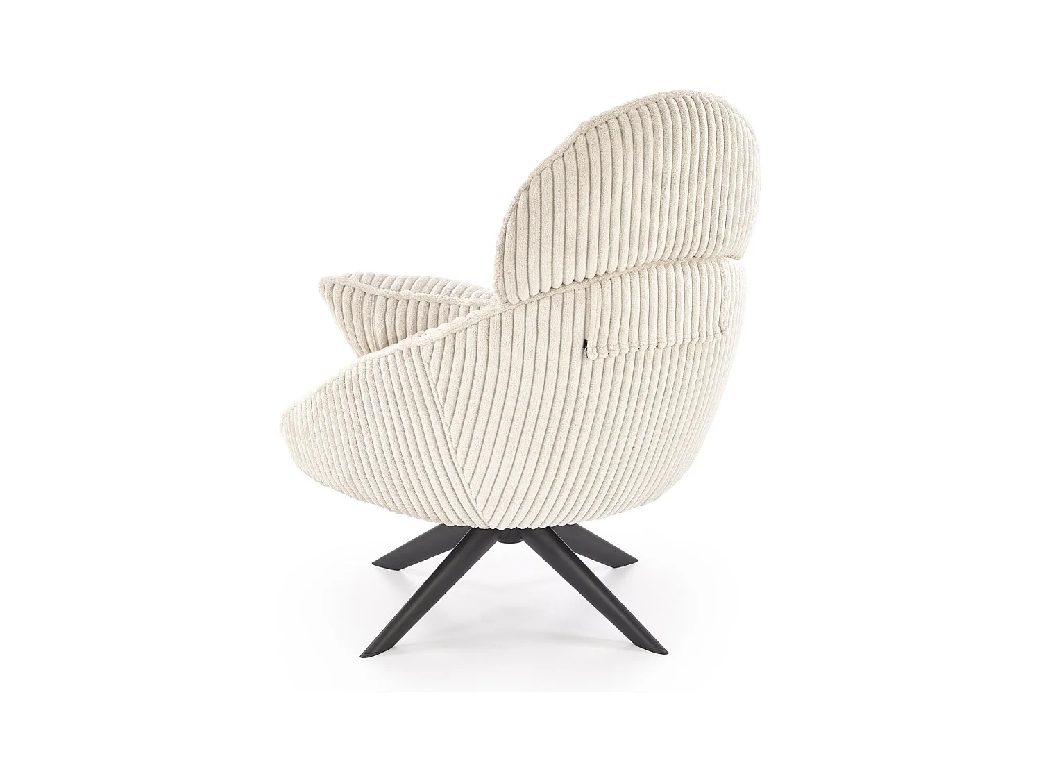 Fauteuil Merry/revêtement tissu/coussin/Beige