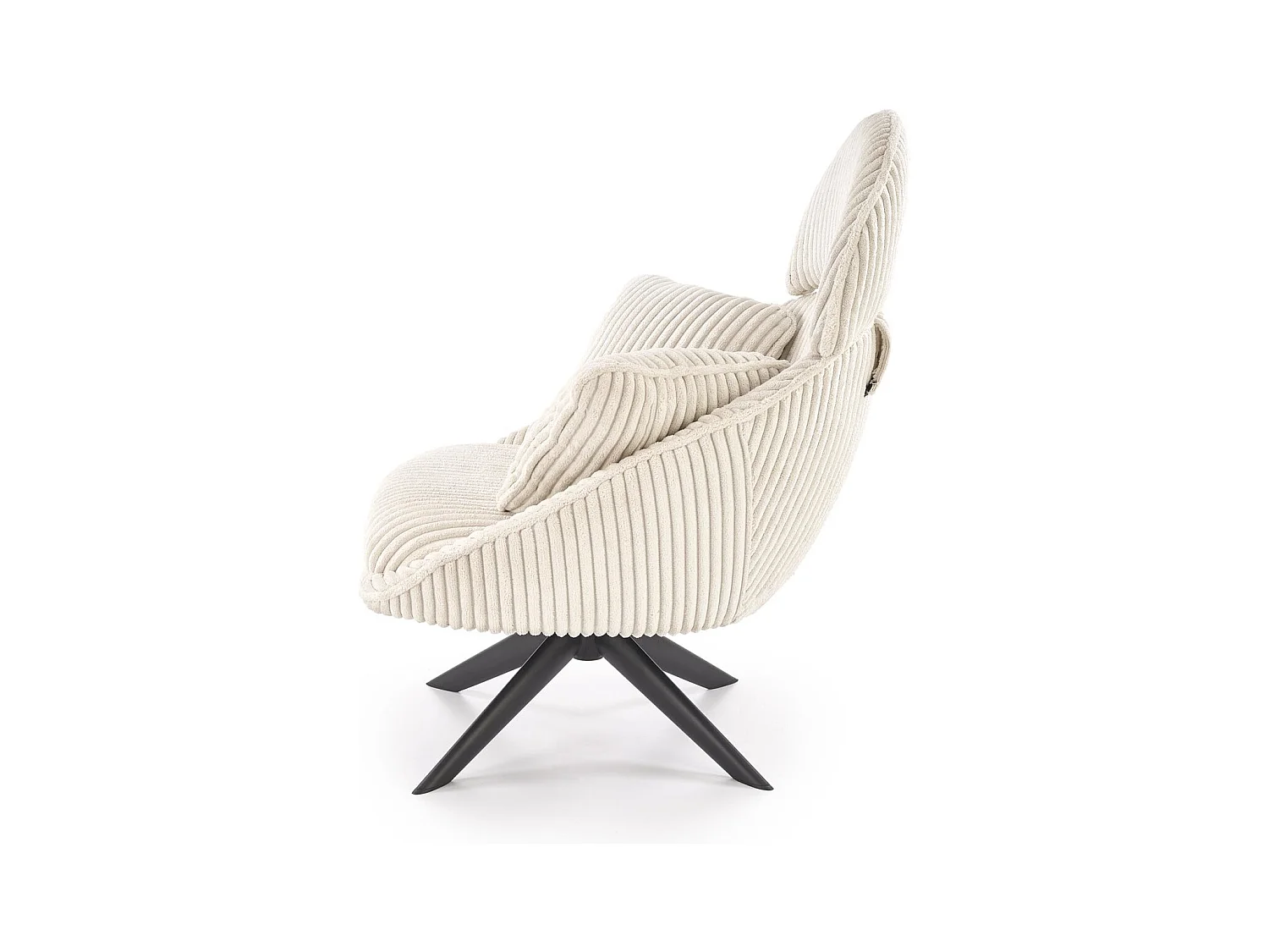 Fauteuil Merry/revêtement tissu/coussin/Beige