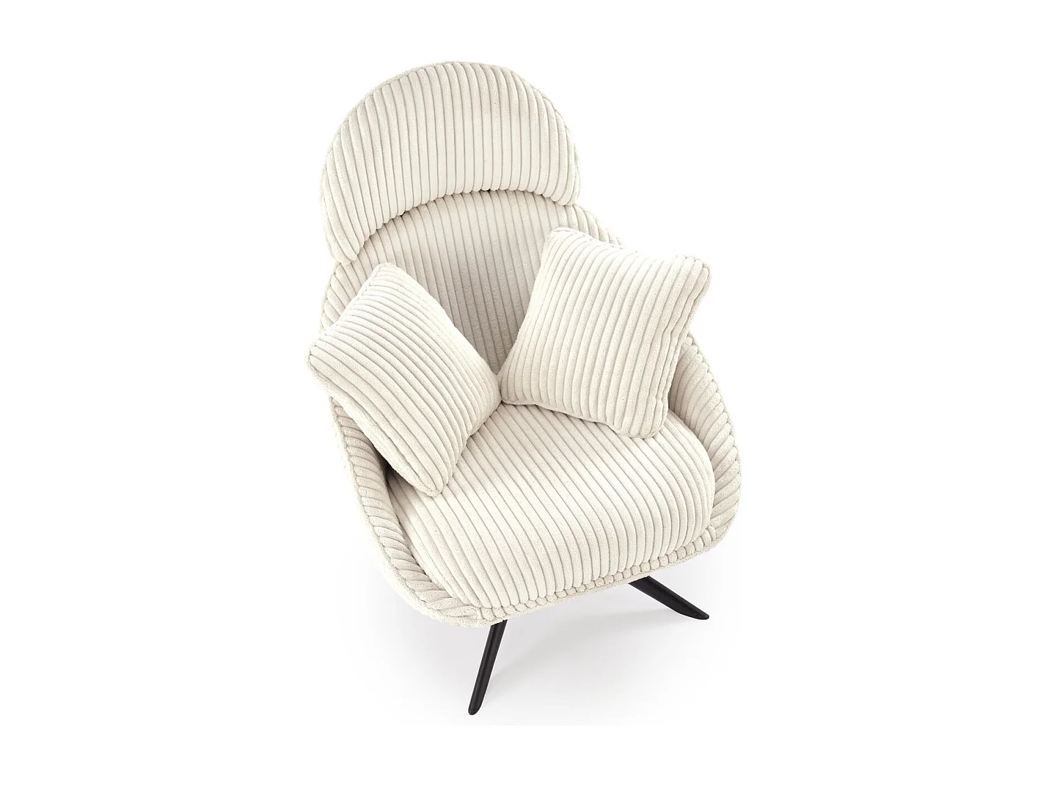 Sessel Merry/Stoffbezug/Kissen/Beige