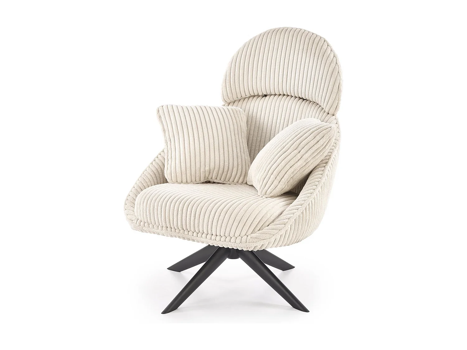 Sessel Merry/Stoffbezug/Kissen/Beige