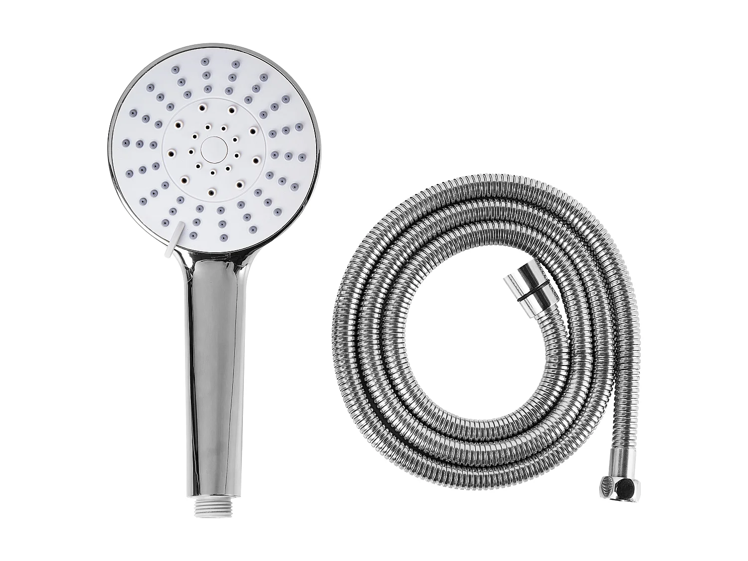 Kit de pommeau de douche avec tuyau flexible UCHIZA 5 modes Argenté