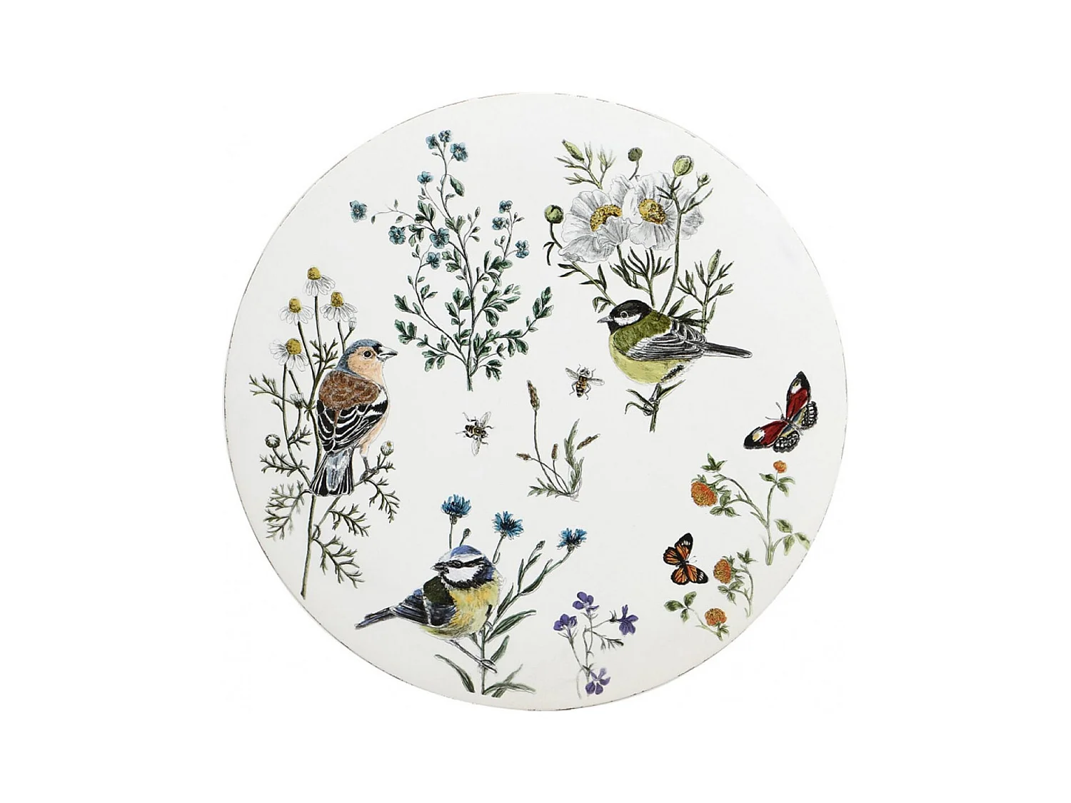 Tableau duo disques champêtres Bois Multicolore - Campagne Interior's