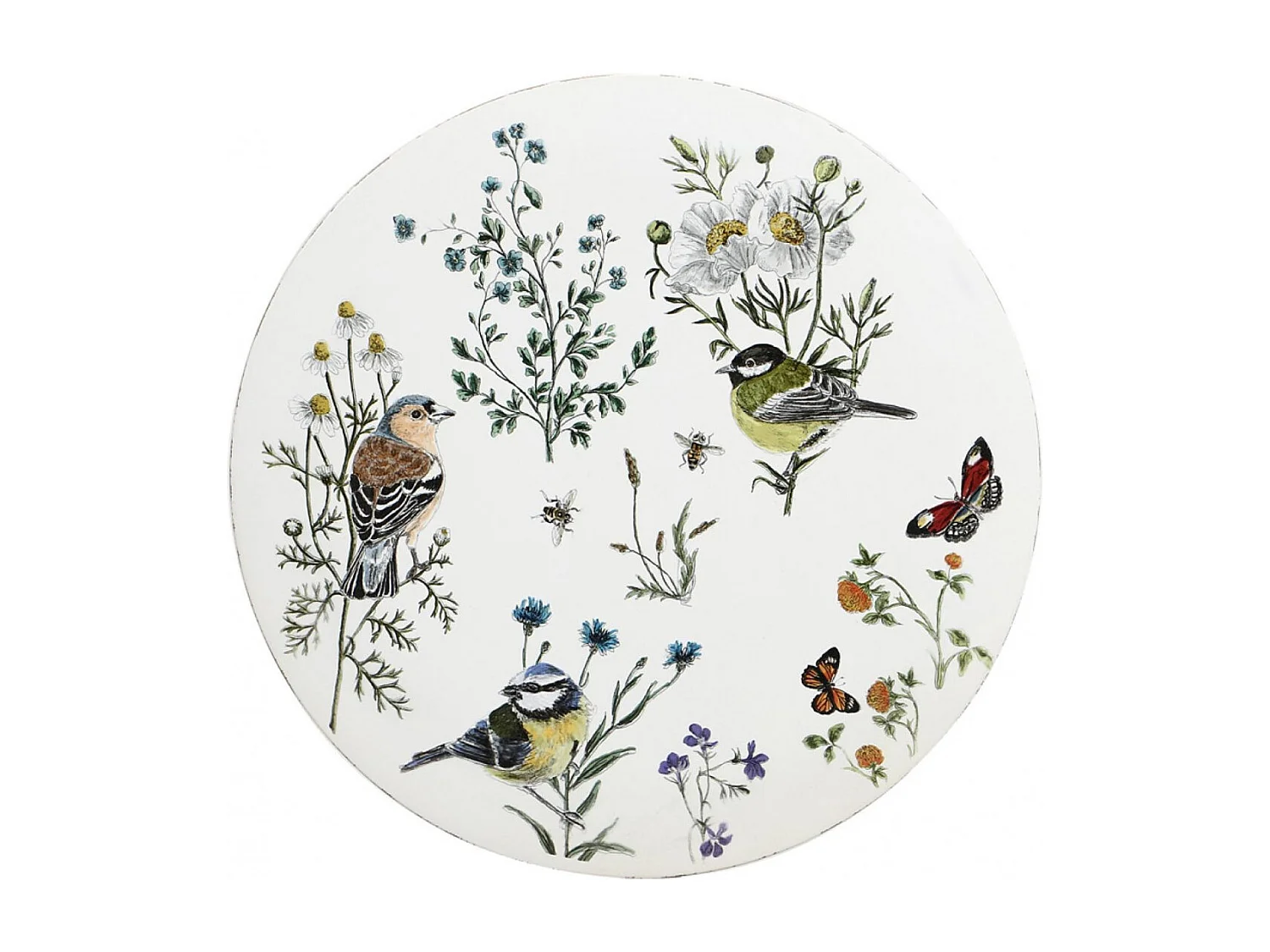 Tableau duo disques champêtres Bois Multicolore - Campagne Interior's