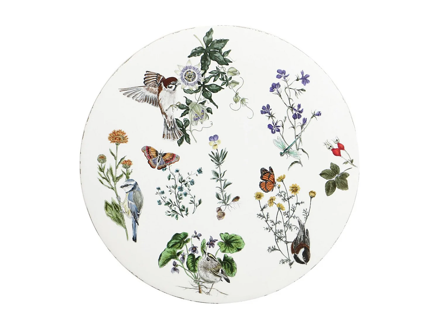 Tableau duo disques champêtres Bois Multicolore - Campagne Interior's