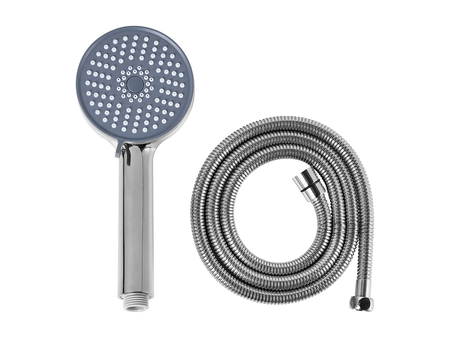 Kit de pommeau de douche avec tuyau flexible SURIPA 3 modes Argenté