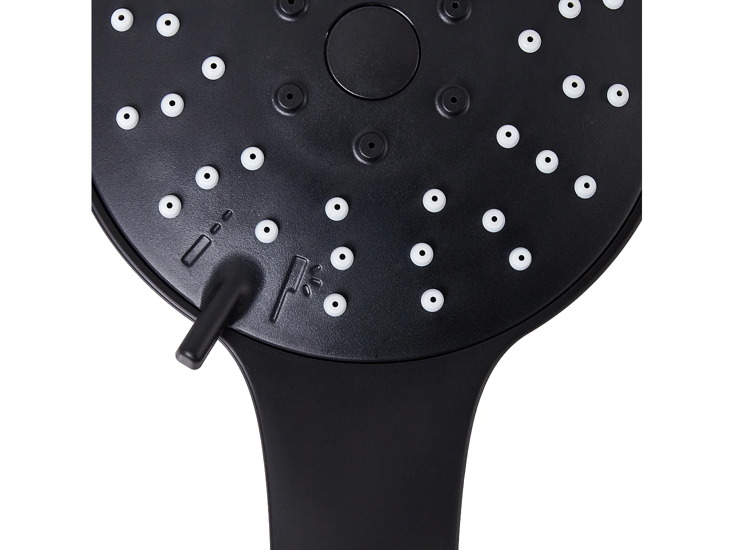 Kit de pommeau de douche avec tuyau flexible CHURUN 4 modes Noir