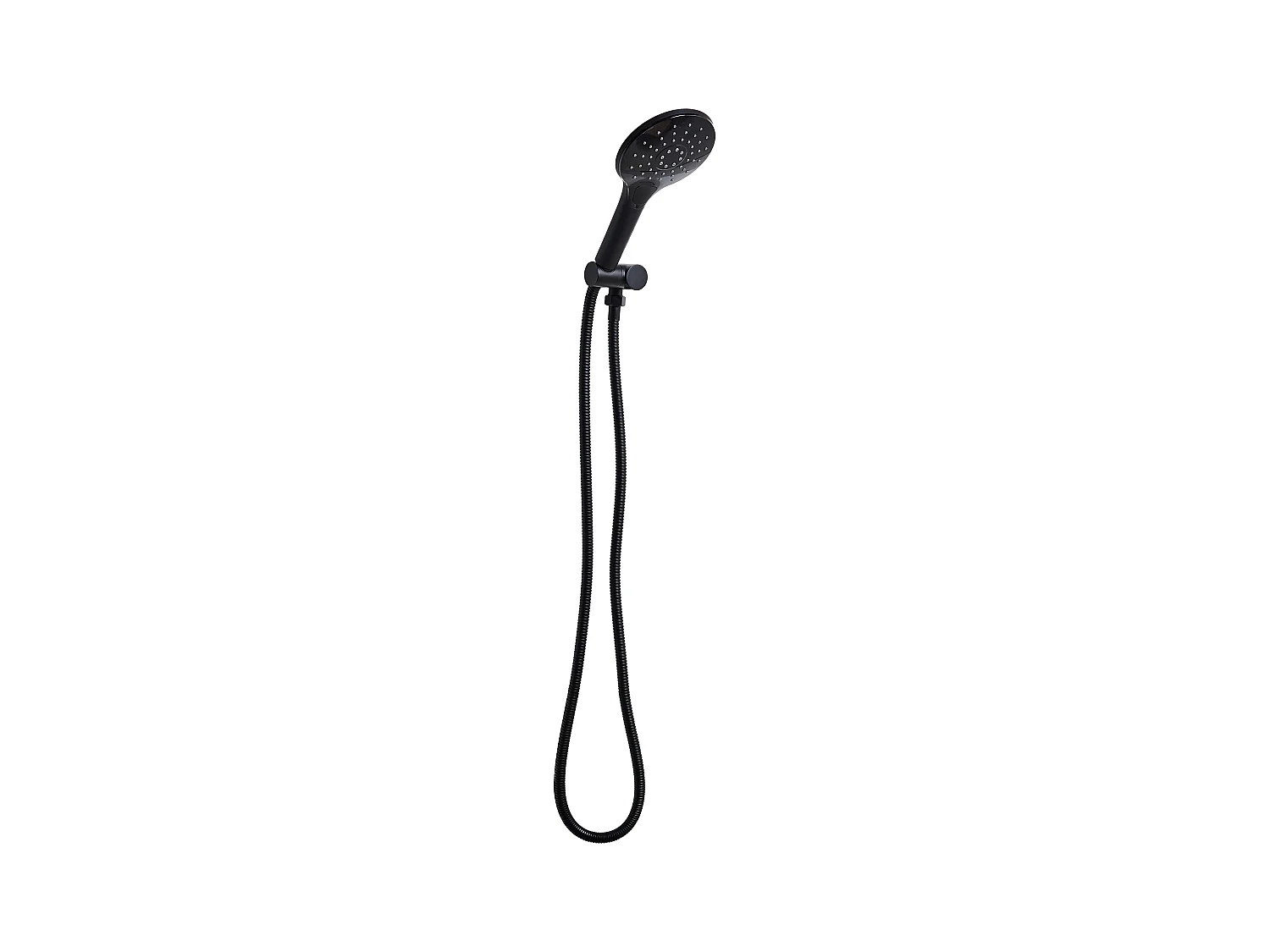Kit de pommeau de douche avec tuyau flexible IQUIRA 4 modes Noir