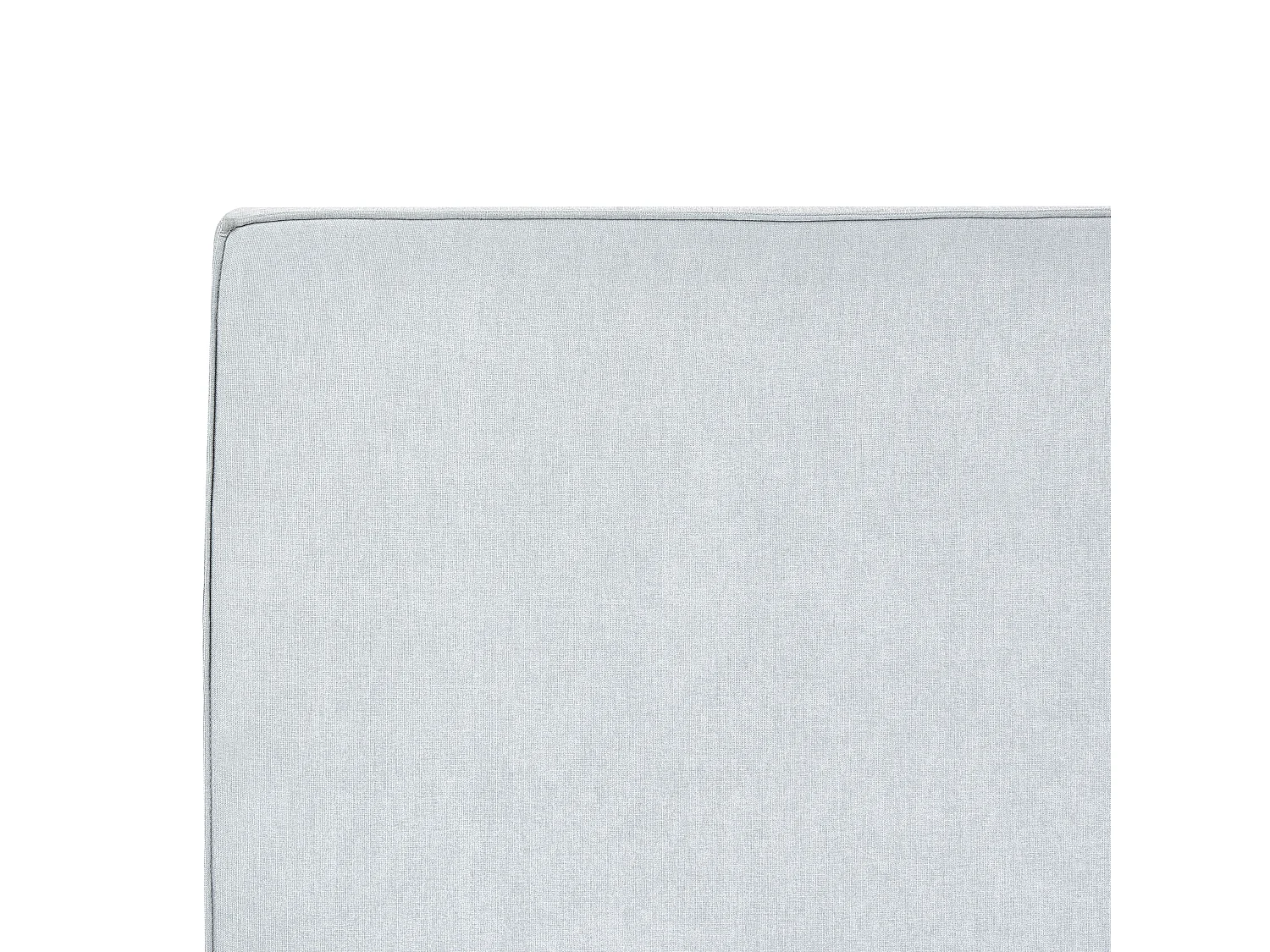 Lit ottoman Tissu MOISSAC 160 x 200 cm Bleu clair