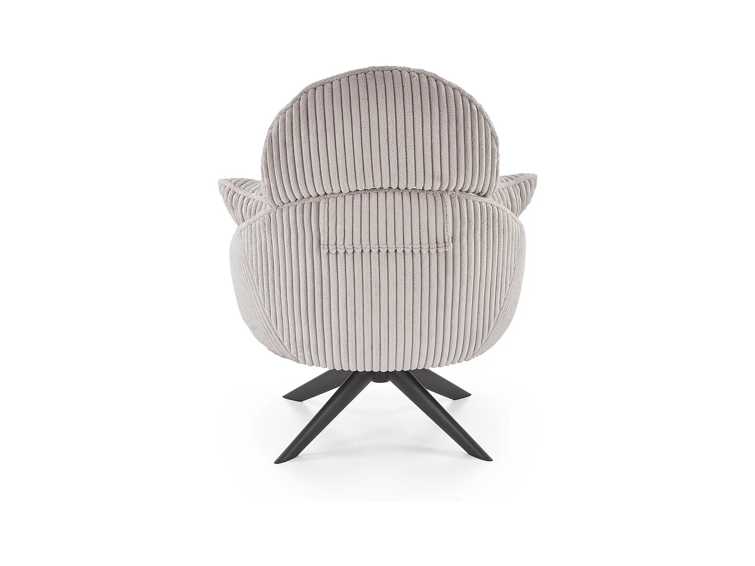 Fauteuil Merry/revêtement tissu/coussin/Gris