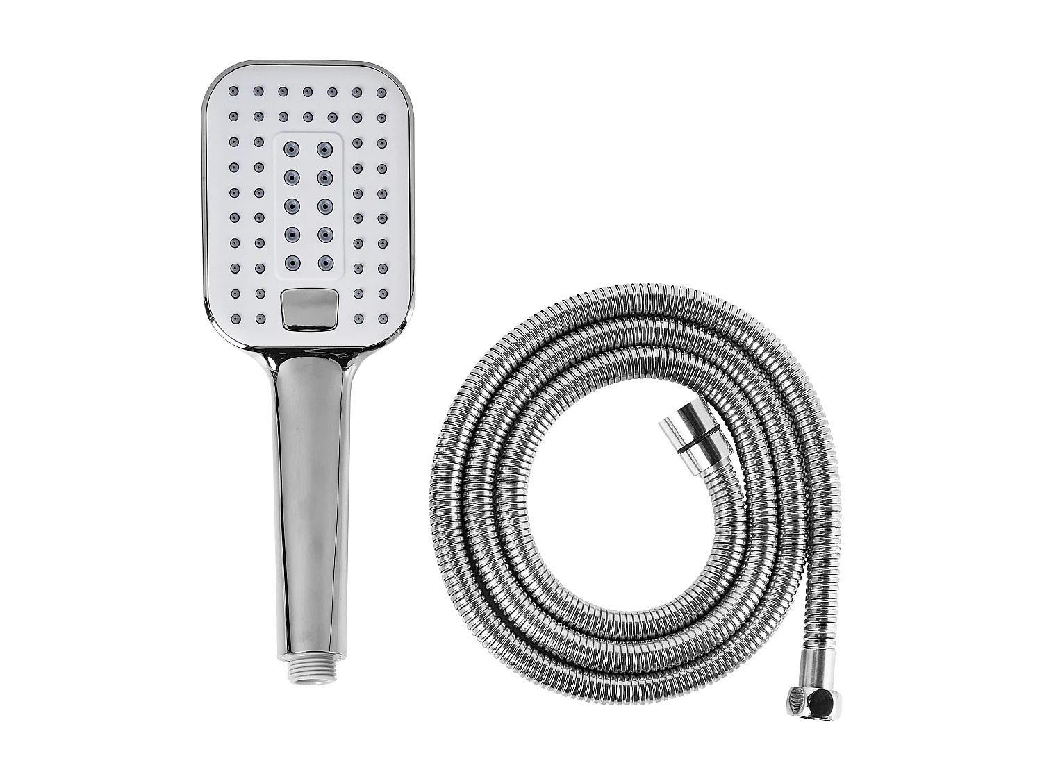 Kit de pommeau de douche avec tuyau flexible TINGO 4 modes Argenté