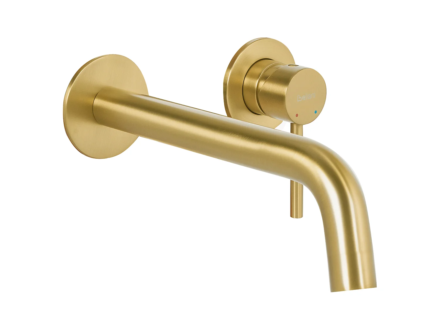 Robinet de lavabo mural TRAFUL Laiton Doré